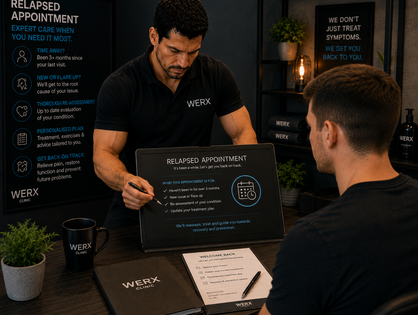 Relapsed Appointment at The Werx Clinic